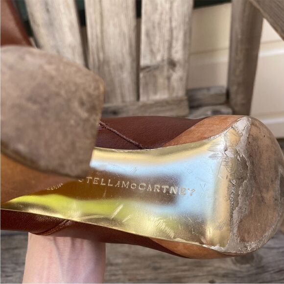 Stella McCartney Knee High Boot Heels in brown EU35.5 - Picture 9 of 13